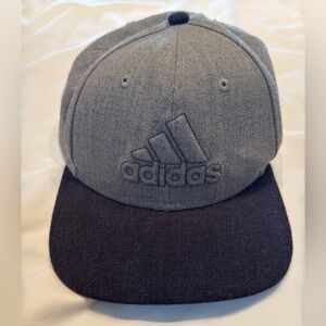 Adidas, grey flat billed hat